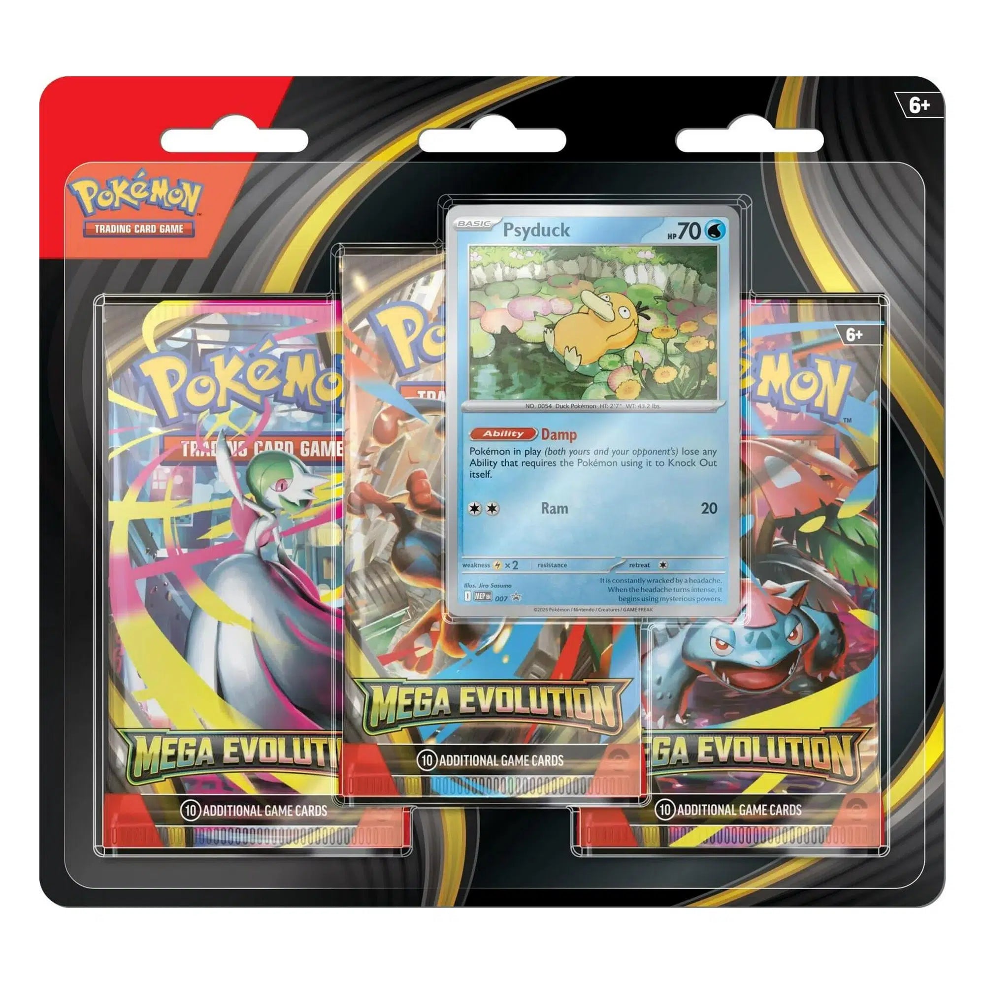 Pokemon TCG Mega Evolution 3 Pack Blister Original