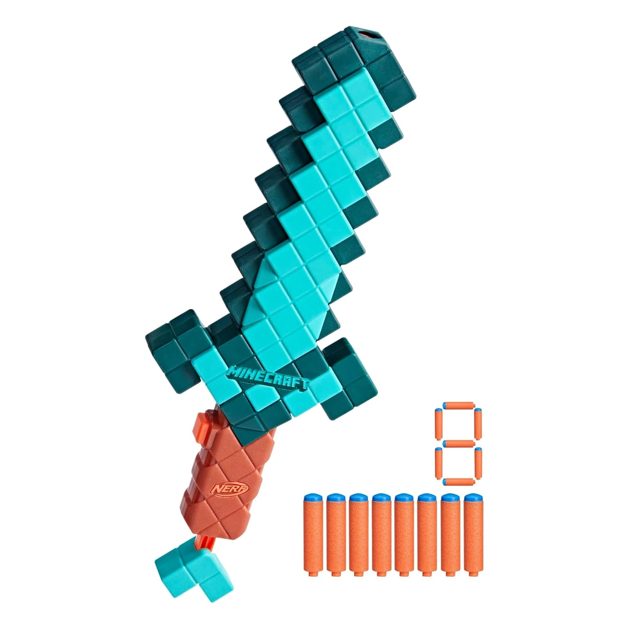 Nerf Minecraft Diamond Sword Dart Blaster Original