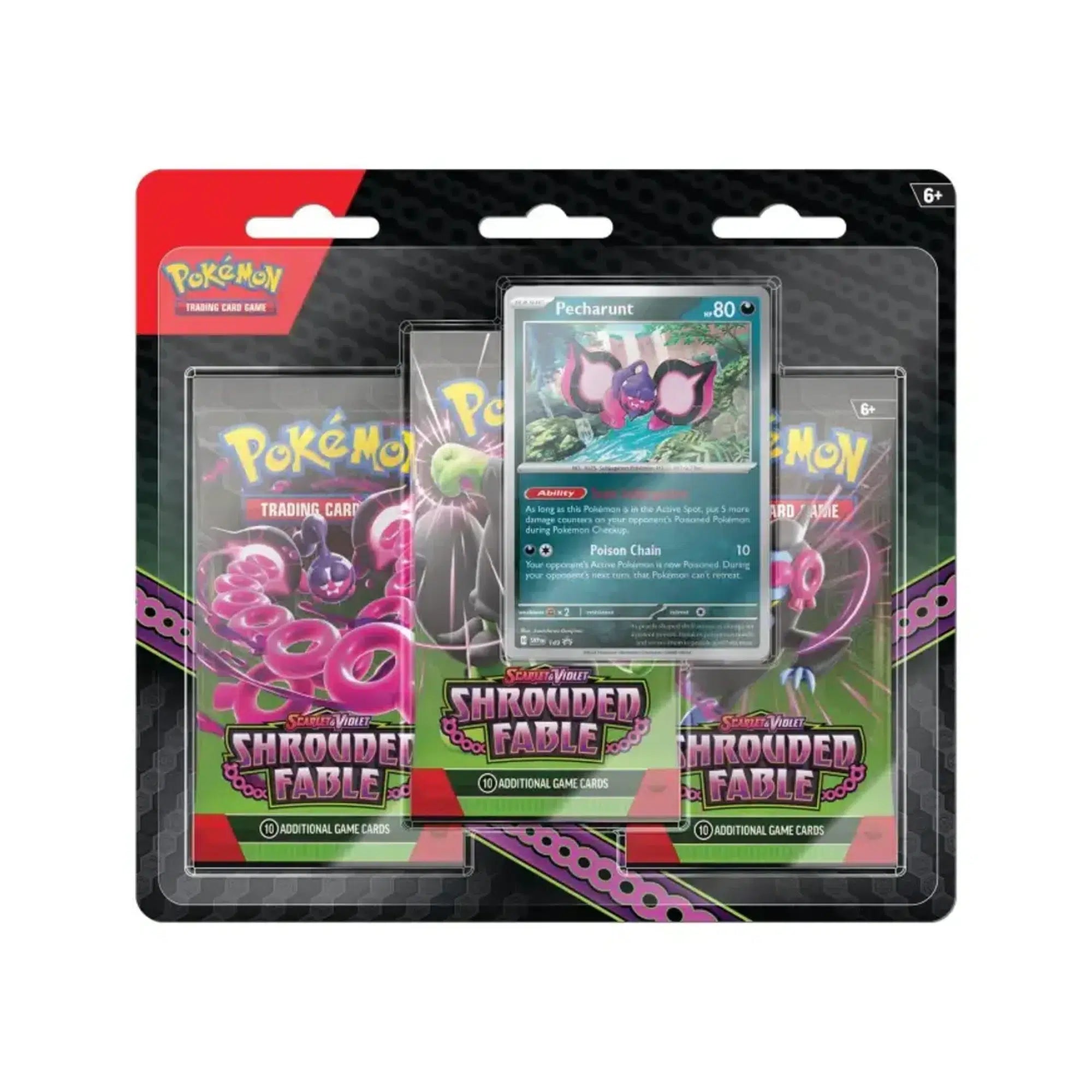 Pokemon TCG Shrouded Fable 3 Pack Blister