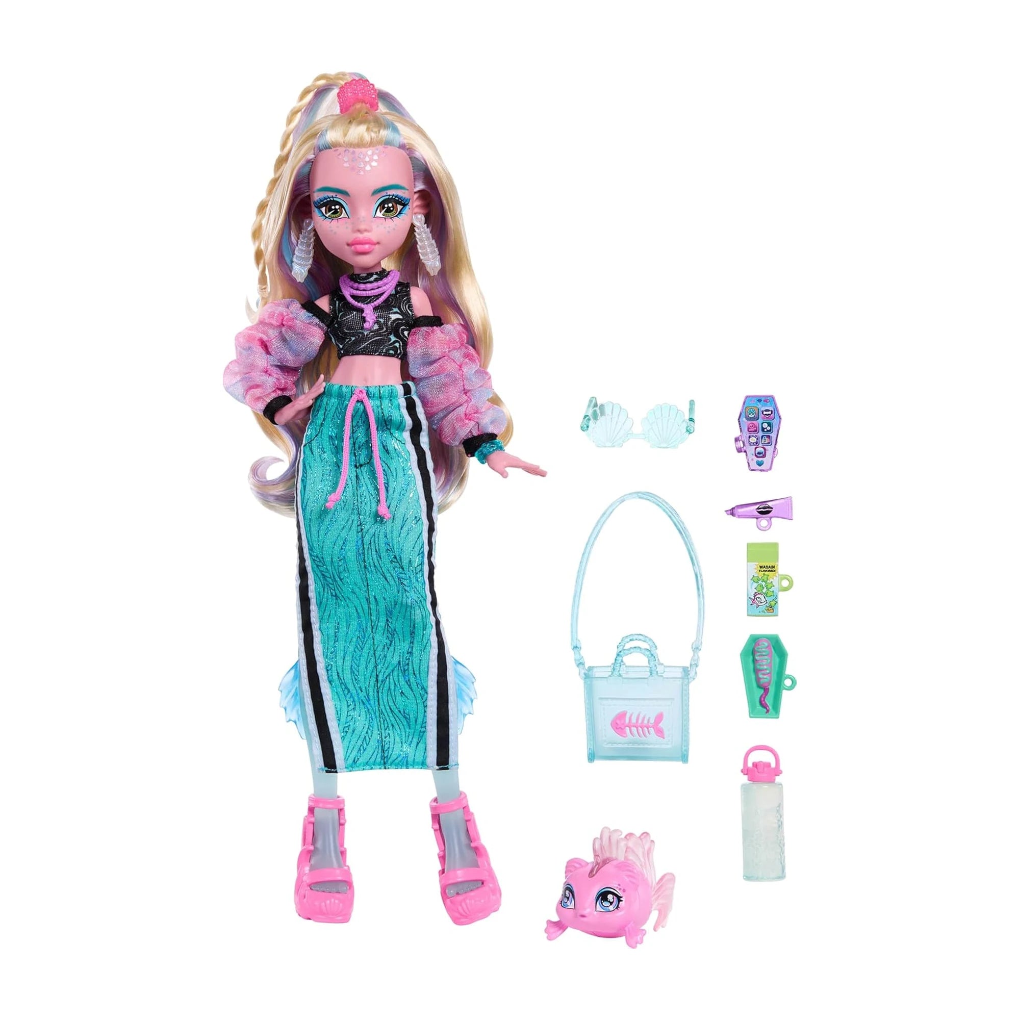 Muñeca Monster High Lagoona Blue con Neptuna