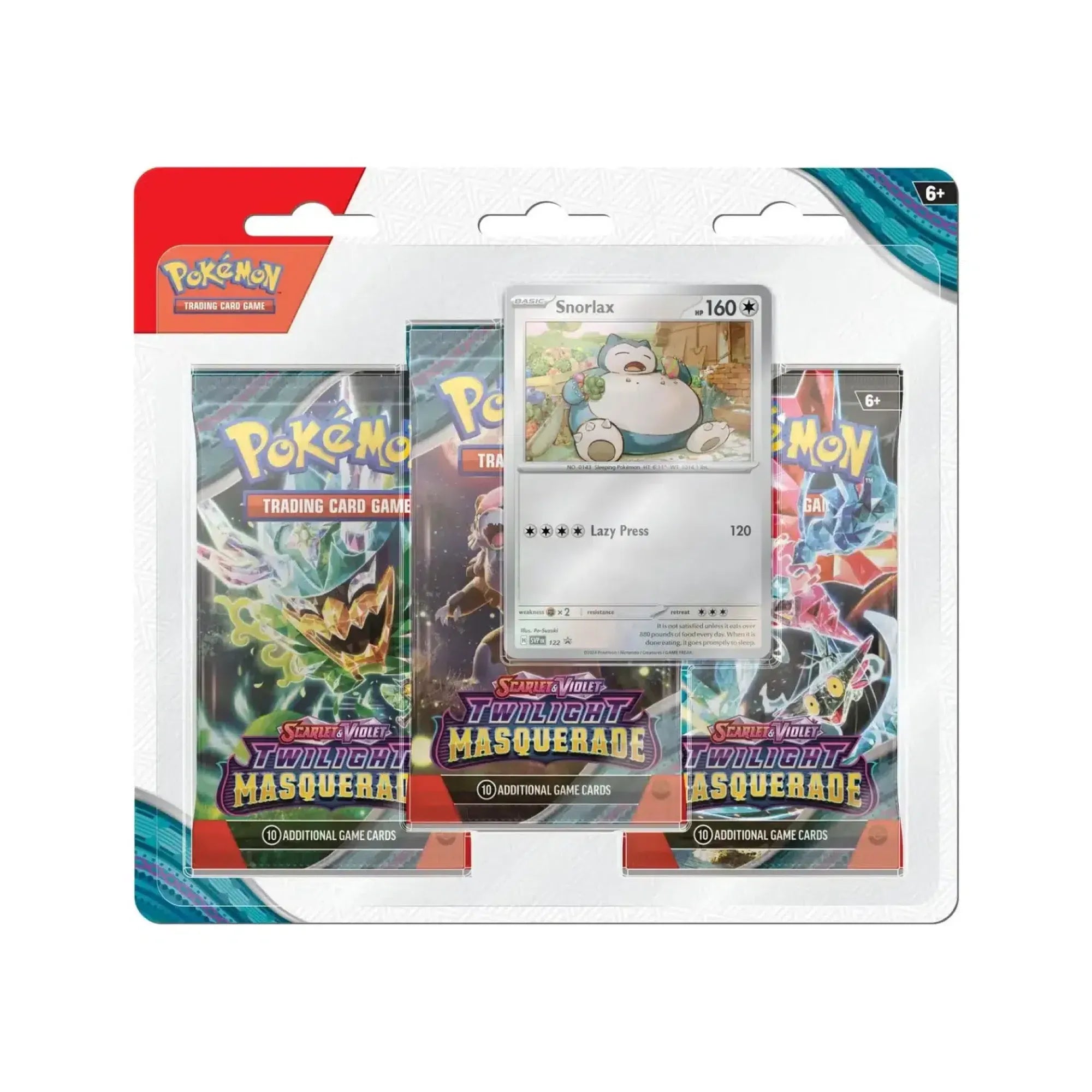 Pokemon TCG Twilight Masquerade 3 Pack Blister