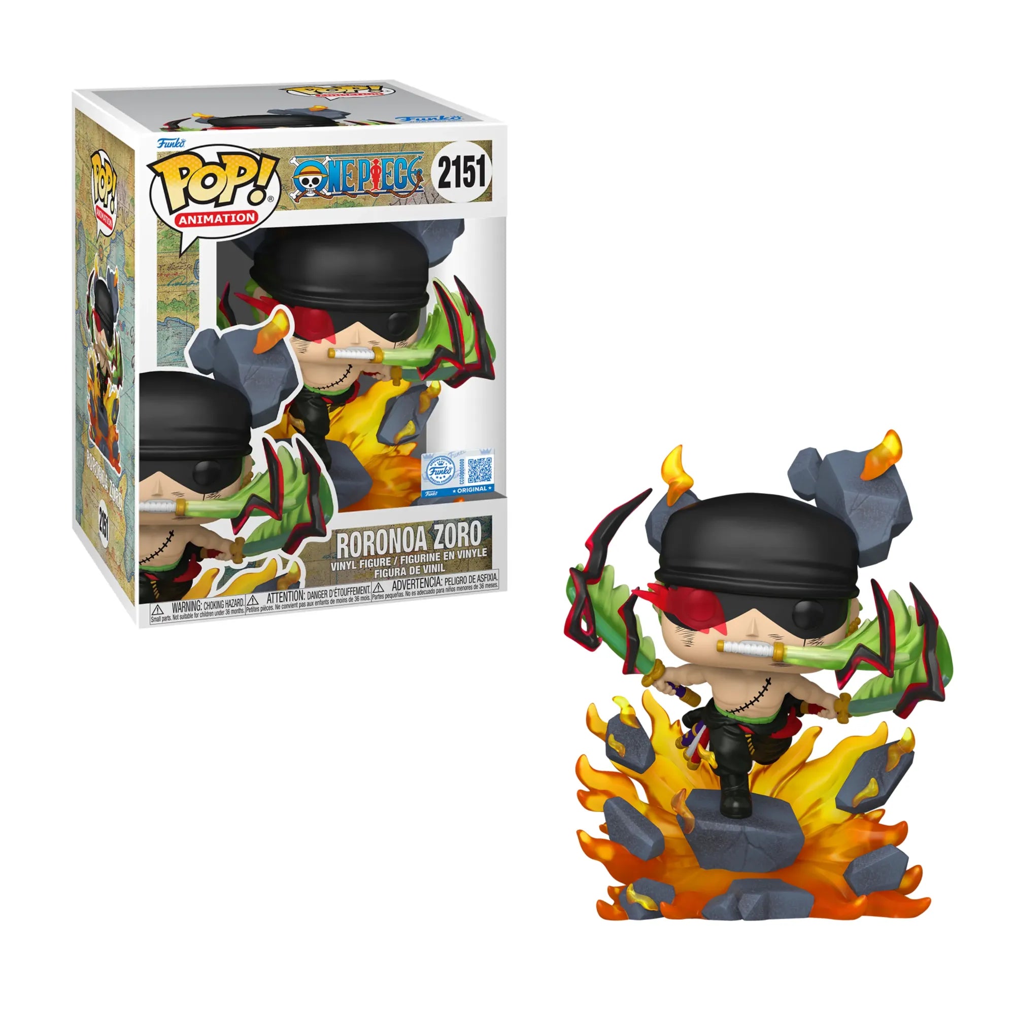 Funko Pop One Piece Roronoa Zoro #2151 Exclusivo