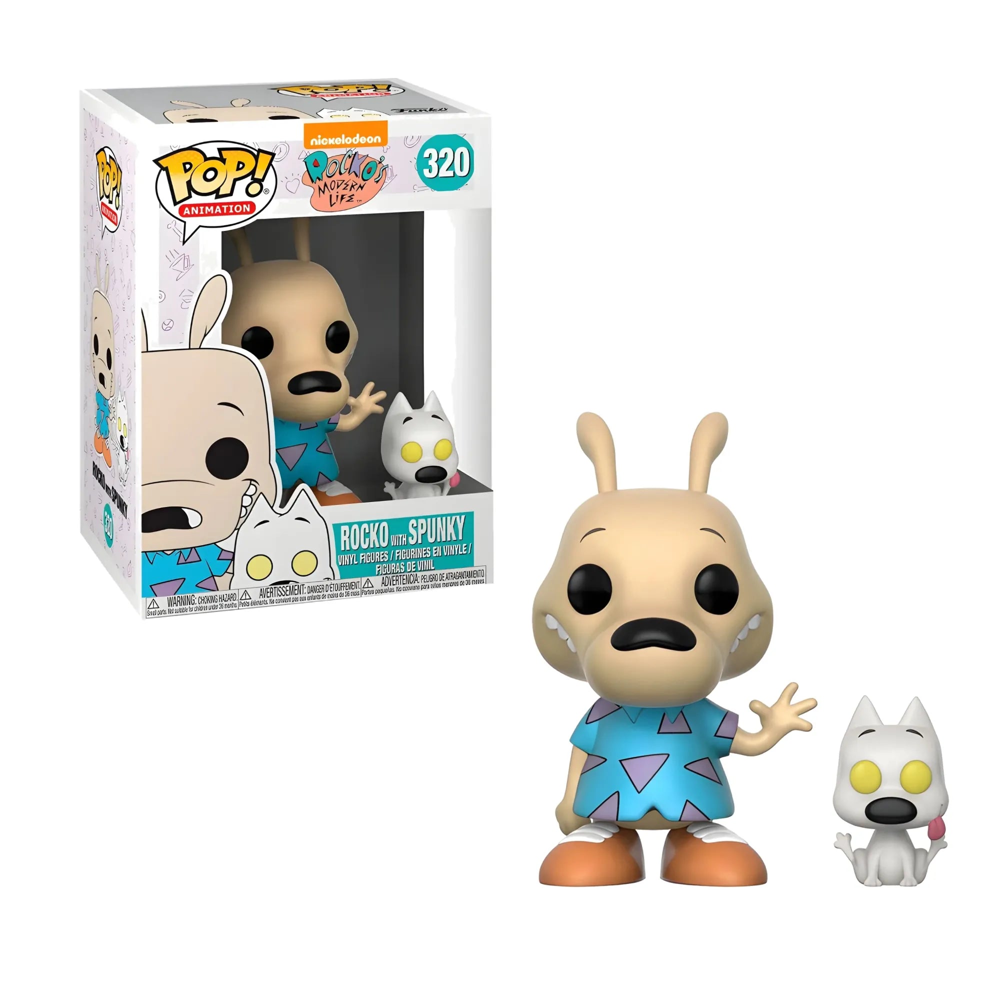 Funko Pop Nickeloden Rocko with Spunky #320