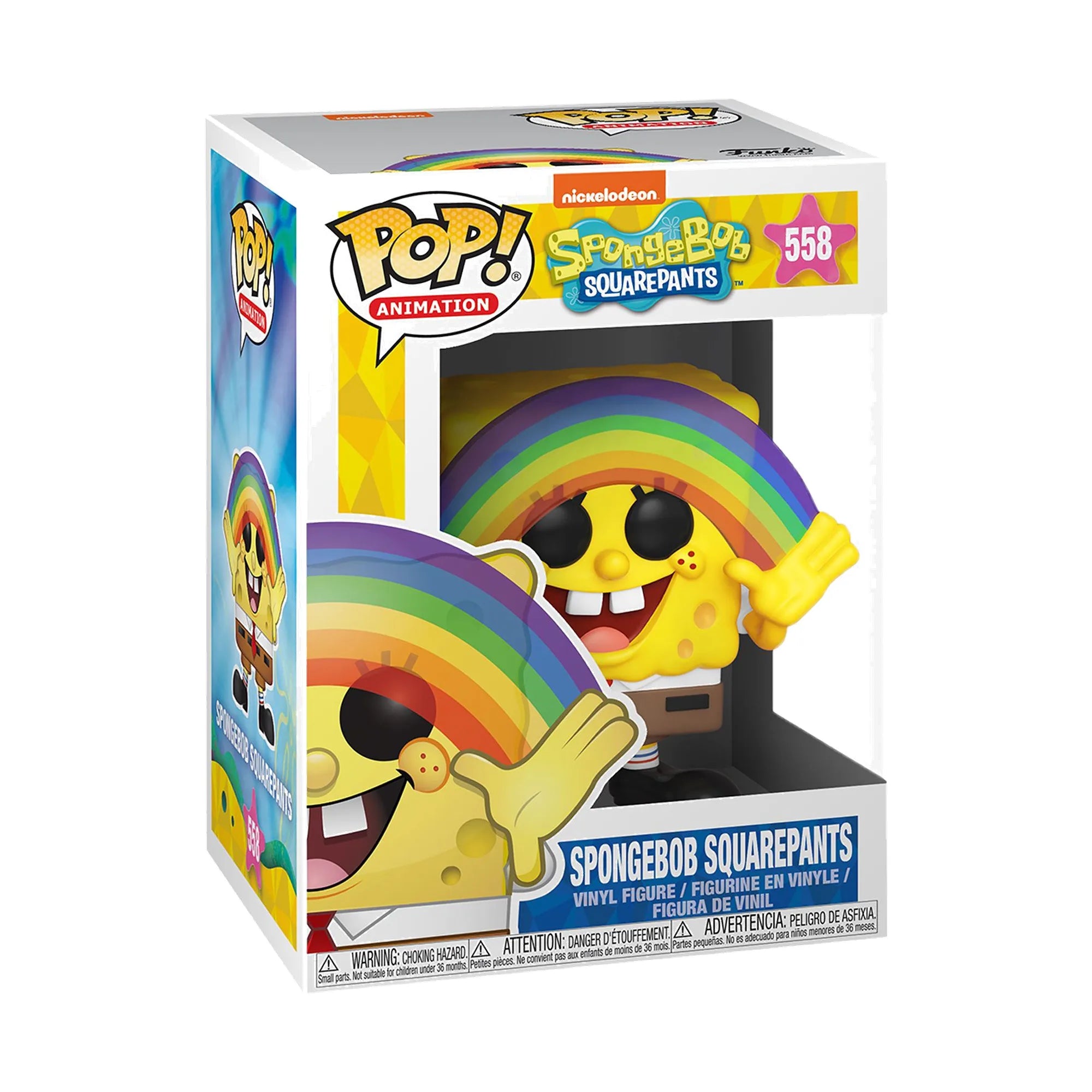 Funko Pop Nickelodeon Bob Esponja Bob Esponja Rainbow #558