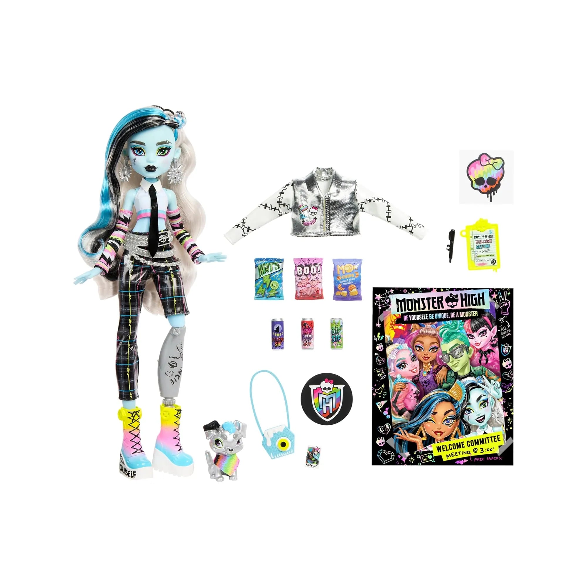 Muñeca Monster High Frankie Stein Welcome Committee