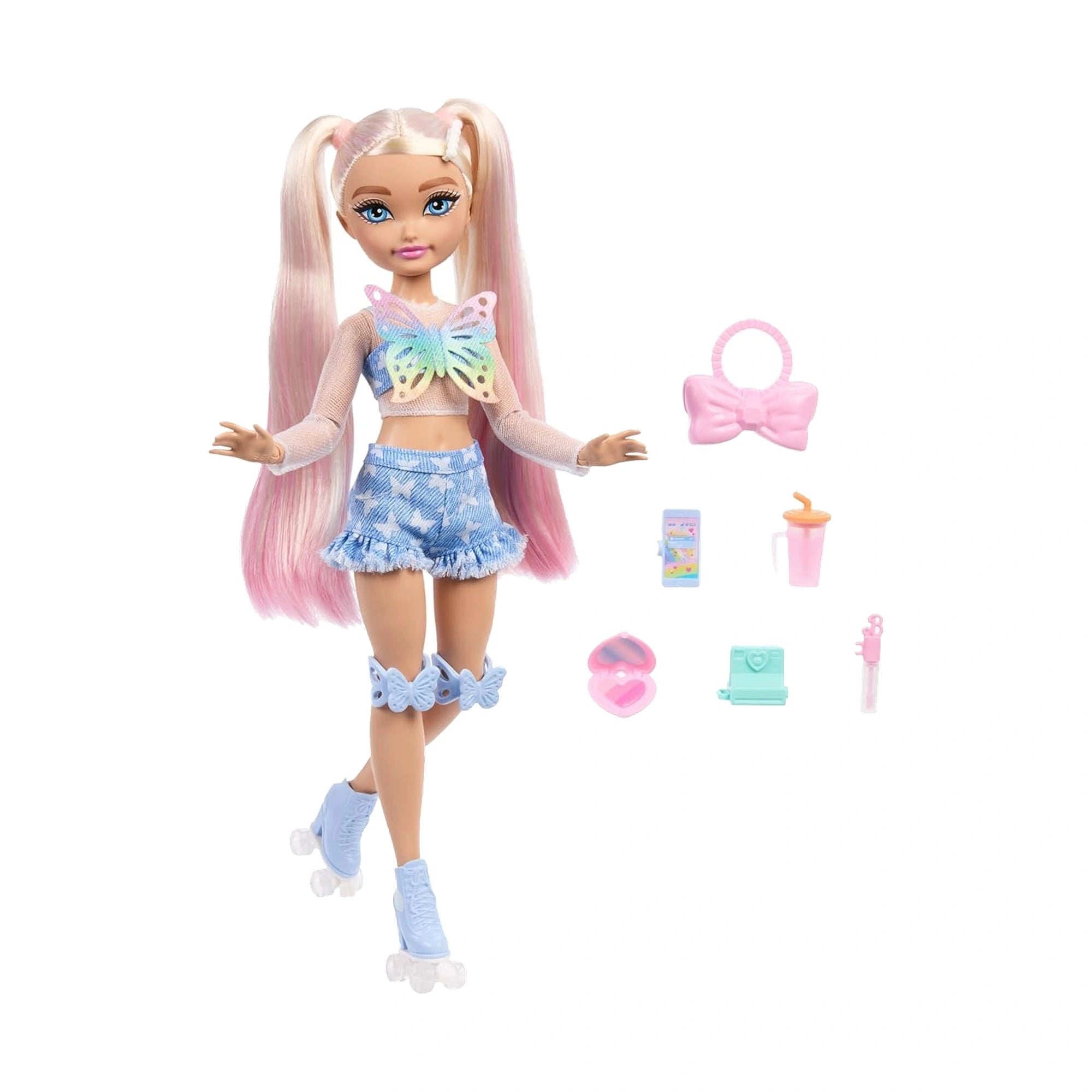 Muñeca Barbie Dream Besties Malibu Patines