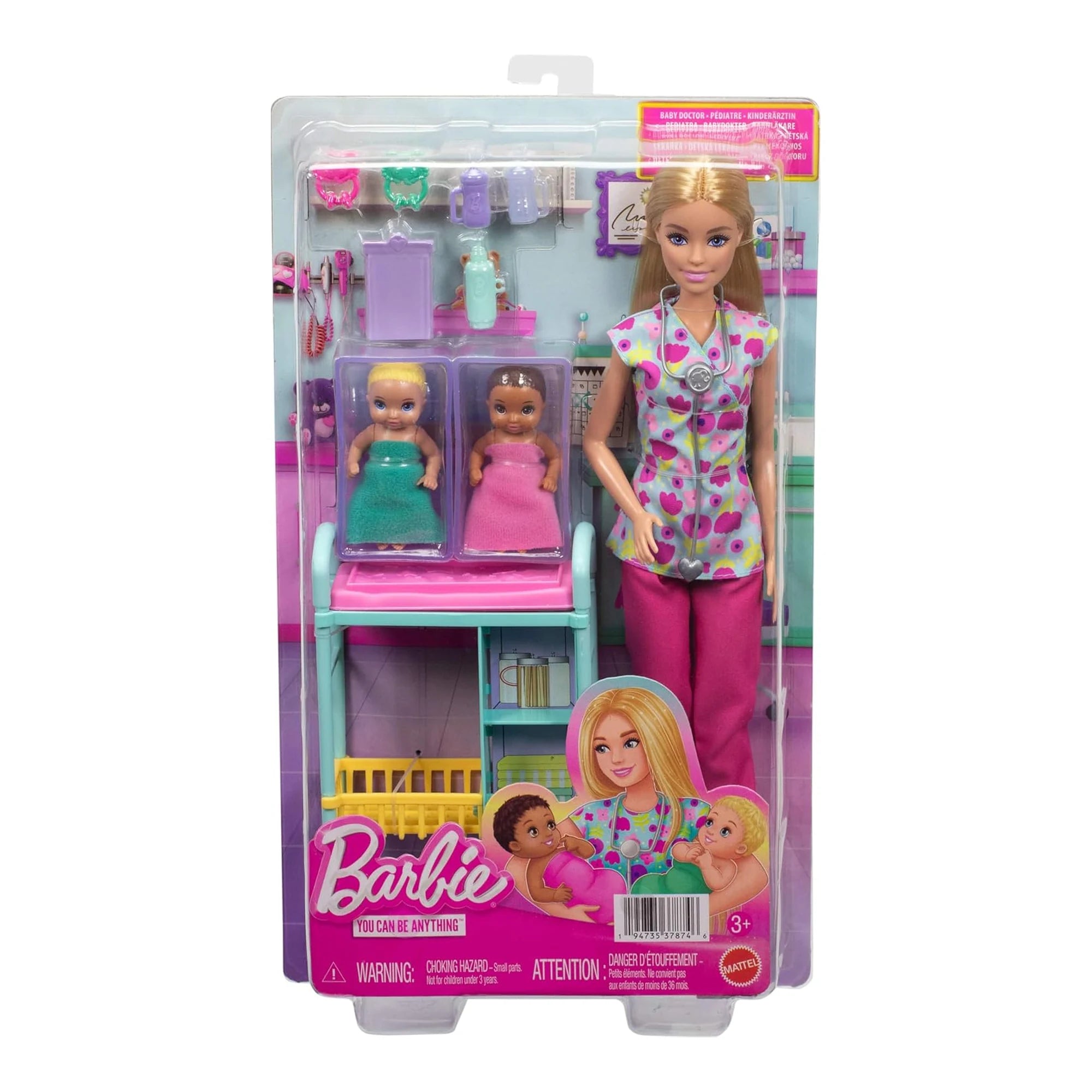 Muñeca Barbie Careers Baby Doctor Playset