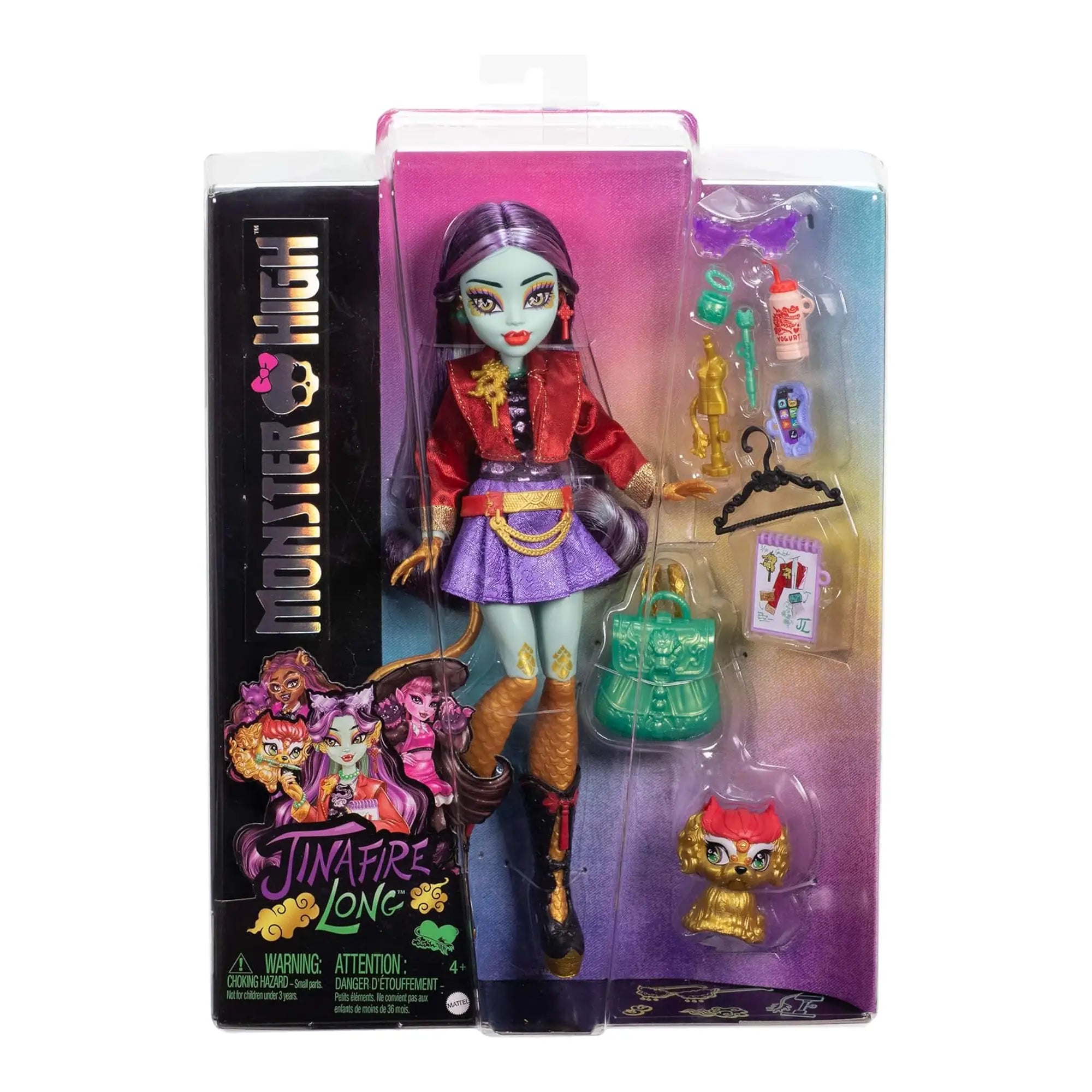 Muñeca Monster High Jinafire Long con Cloudy