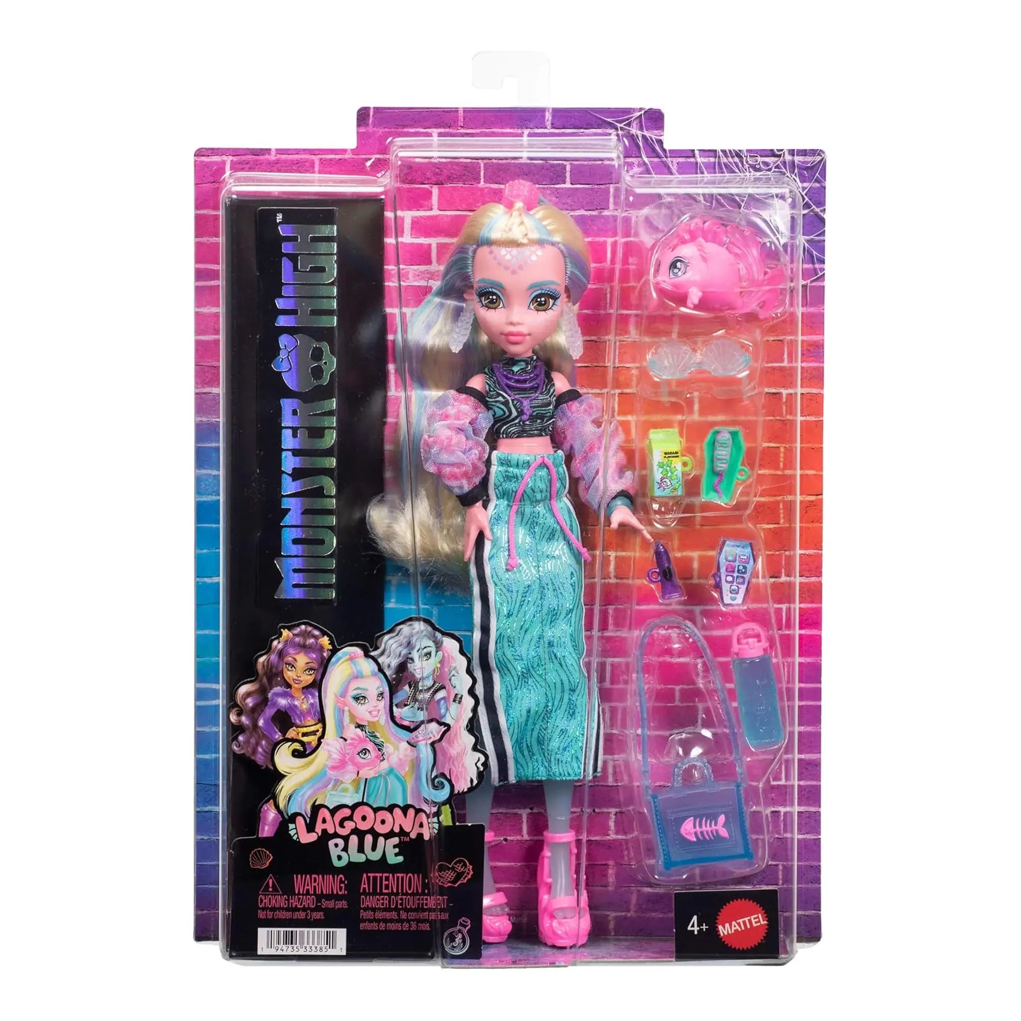 Muñeca Monster High Lagoona Blue con Neptuna