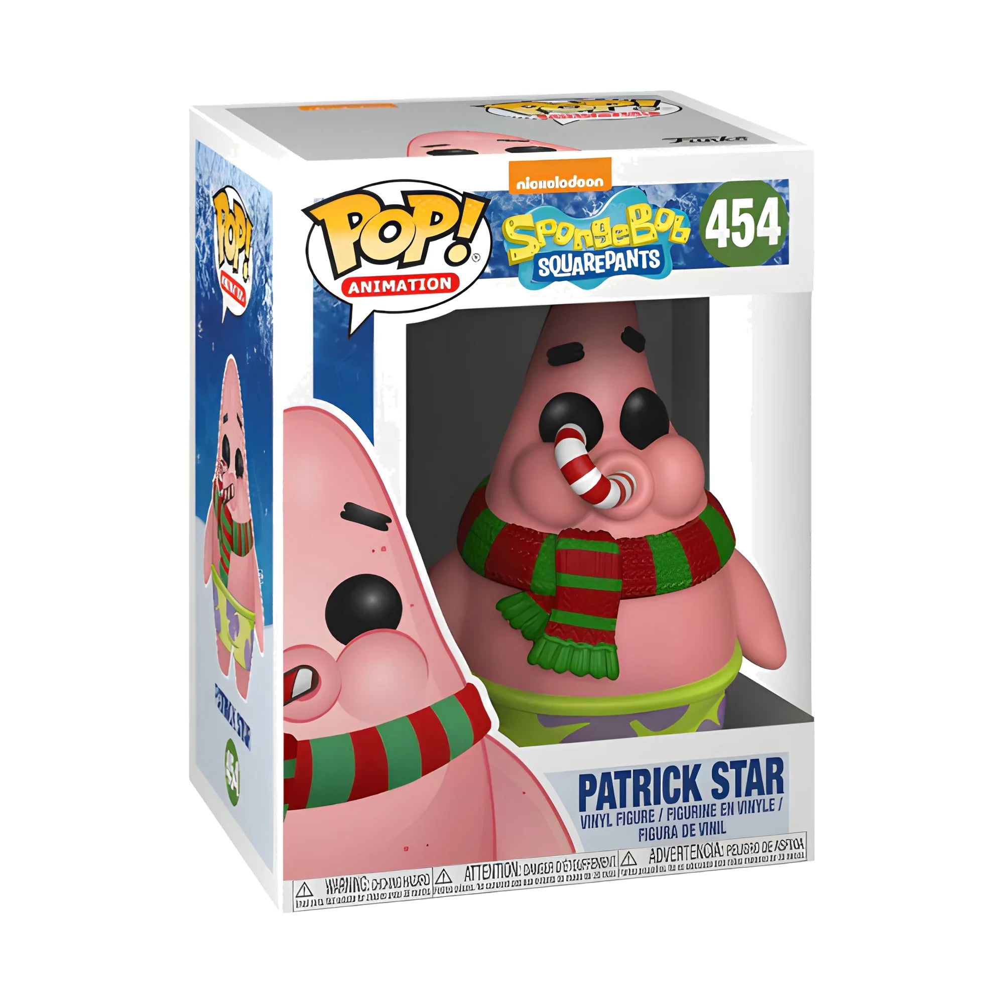 Funko Pop Nickelodeon Bob Esponja Patricio Candy Cane #454