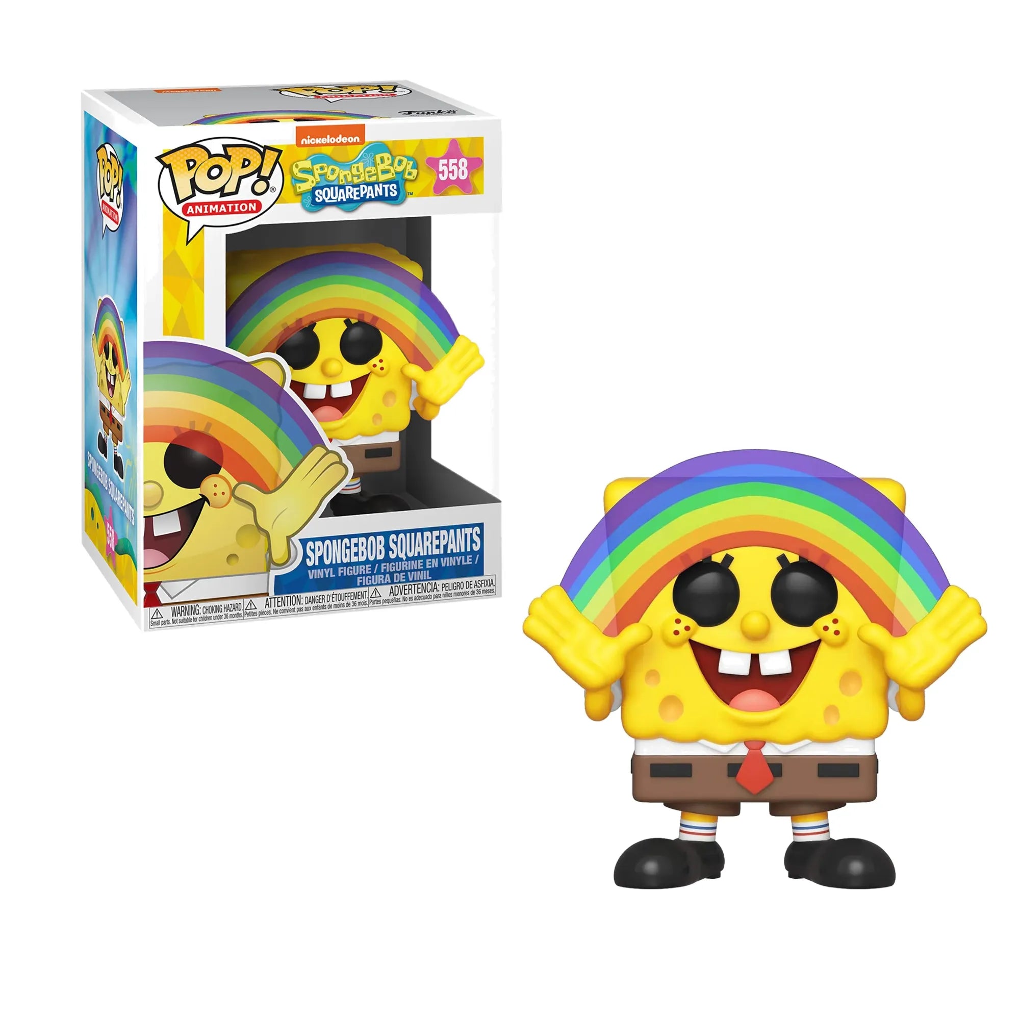 Funko Pop Nickelodeon Bob Esponja Bob Esponja Rainbow #558