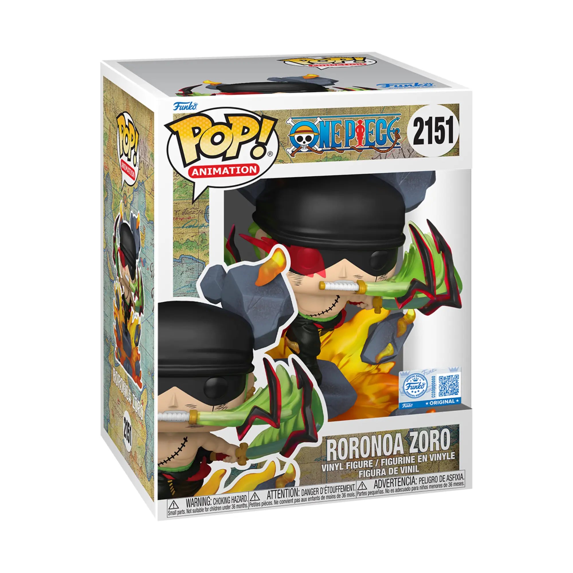Funko Pop One Piece Roronoa Zoro #2151 Exclusivo