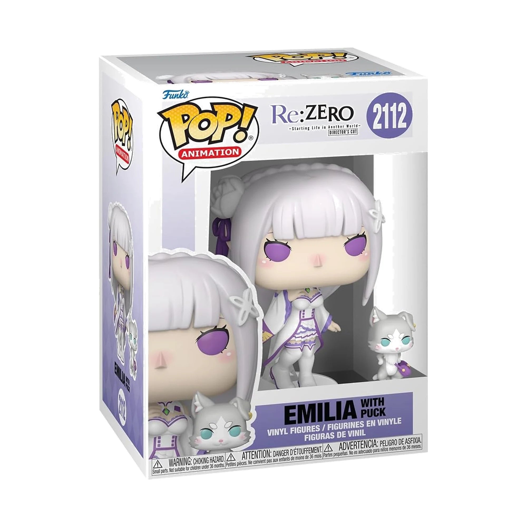 Funko Pop Re Zero Emilia with Puck #2112