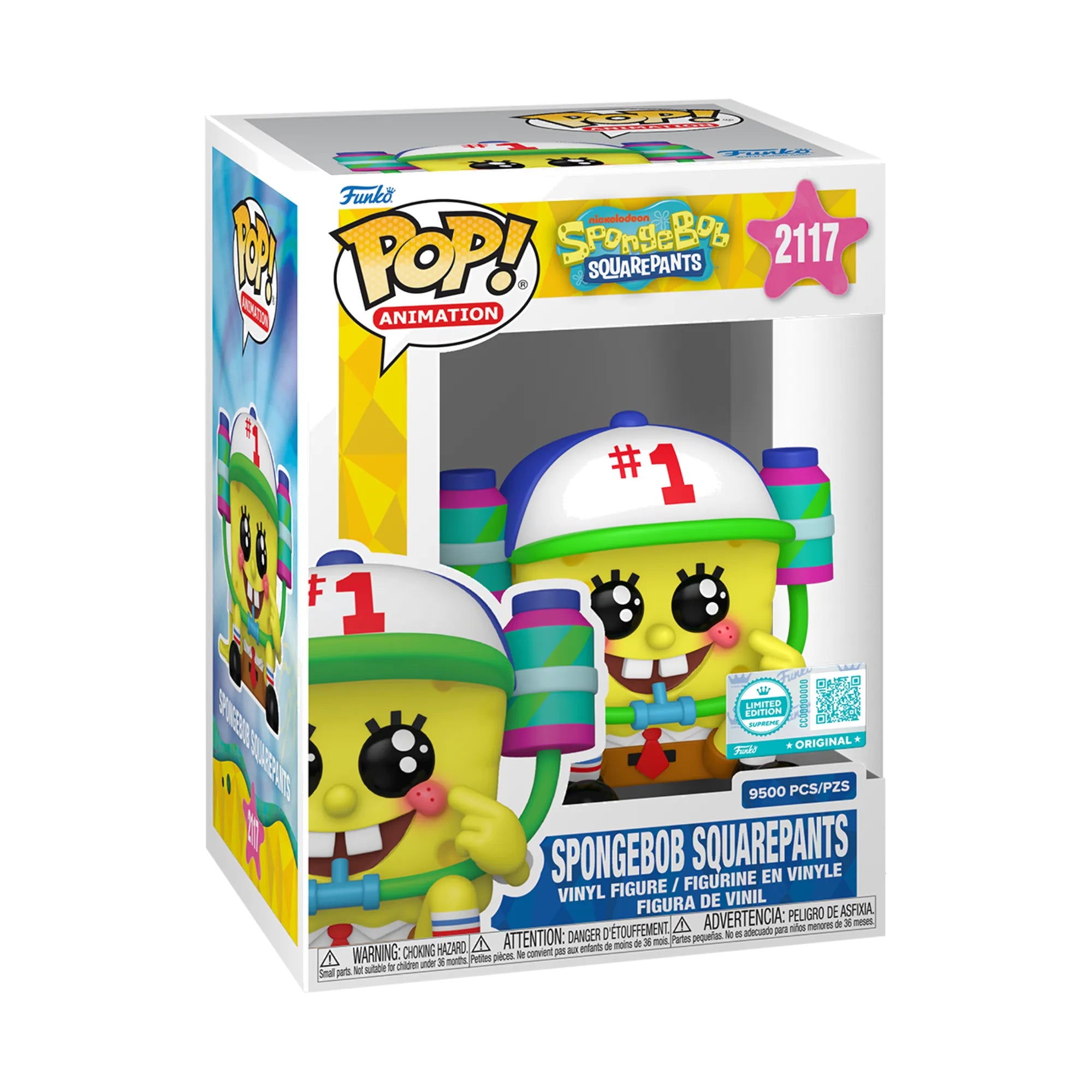 Funko Pop Nickelodeon Bob Esponja Bob Esponja #2117 Exclusivo