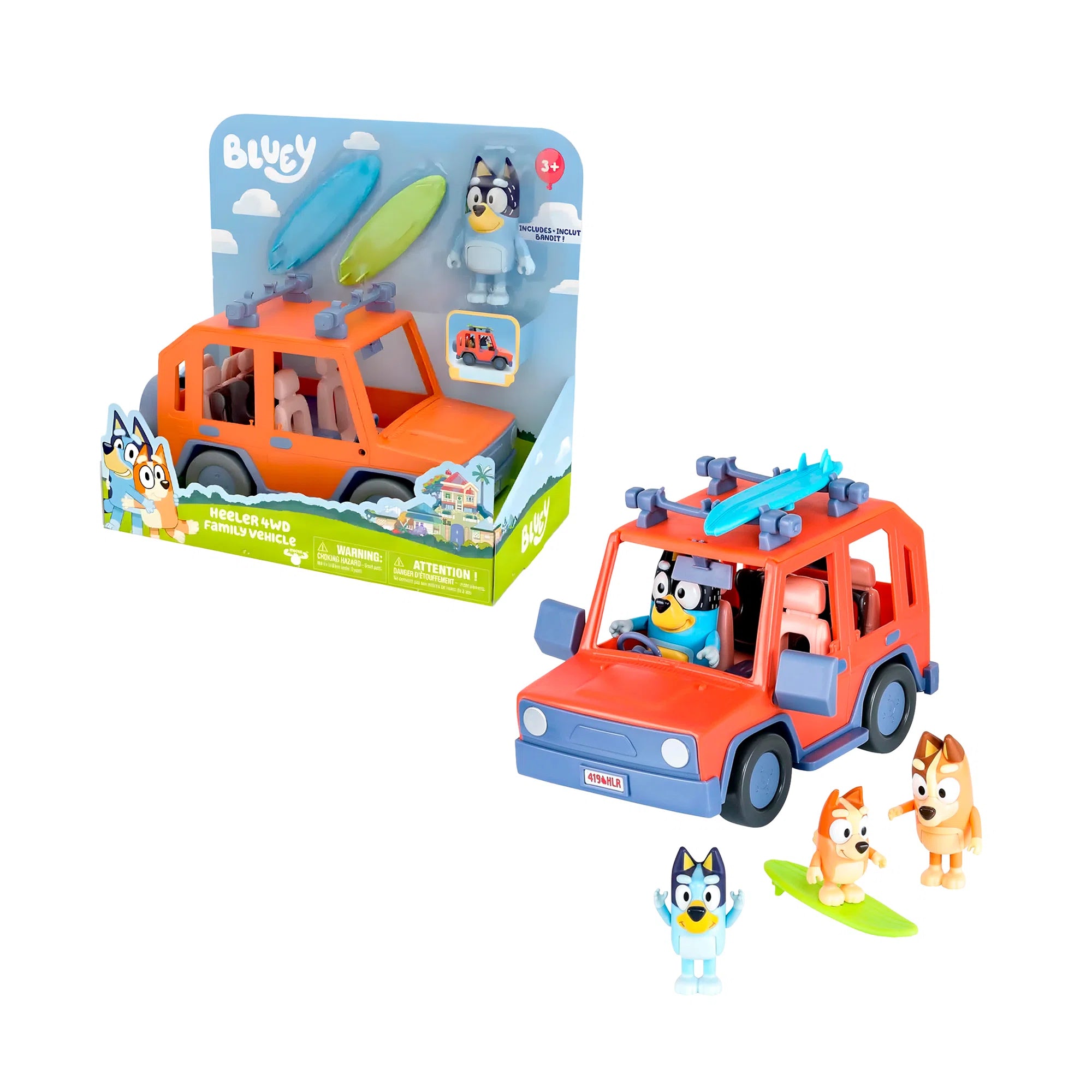 Figura Bluey Heeler 4WD Family Original