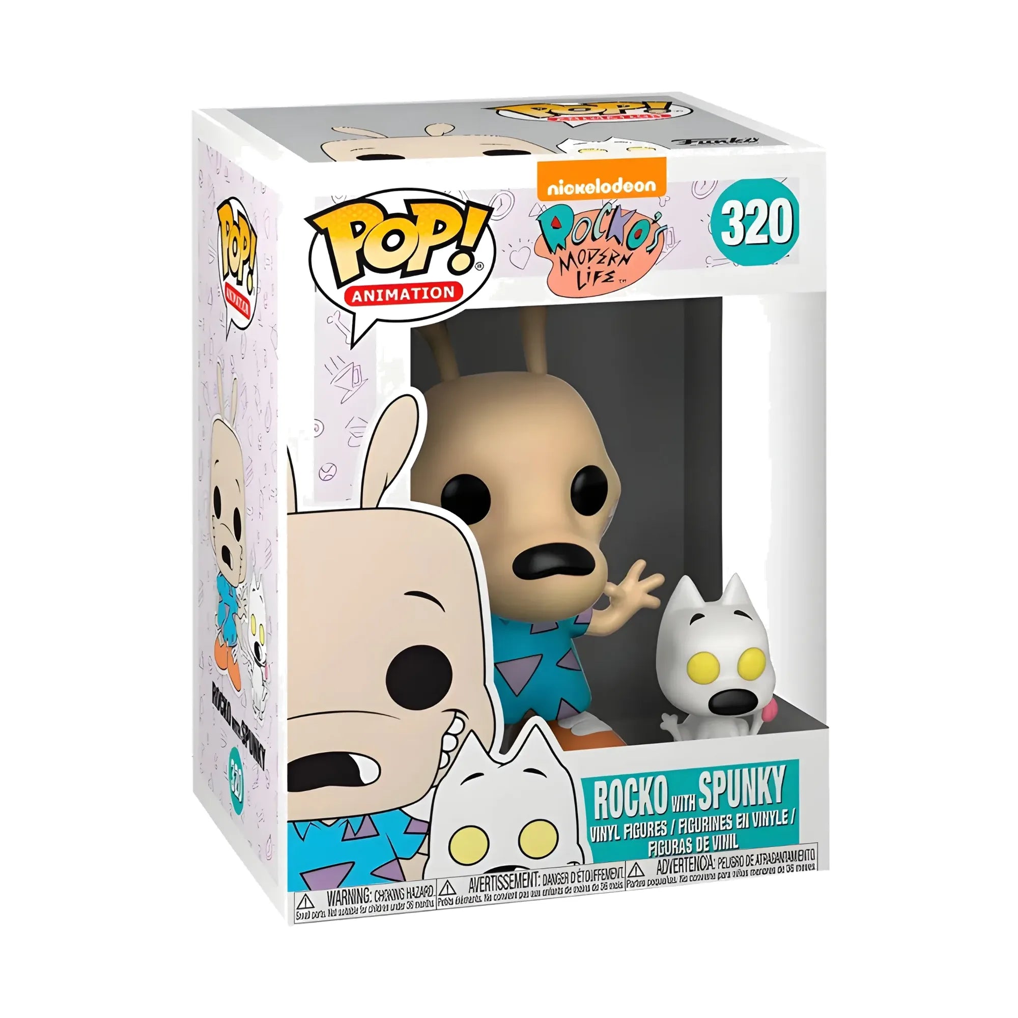 Funko Pop Nickeloden Rocko with Spunky #320