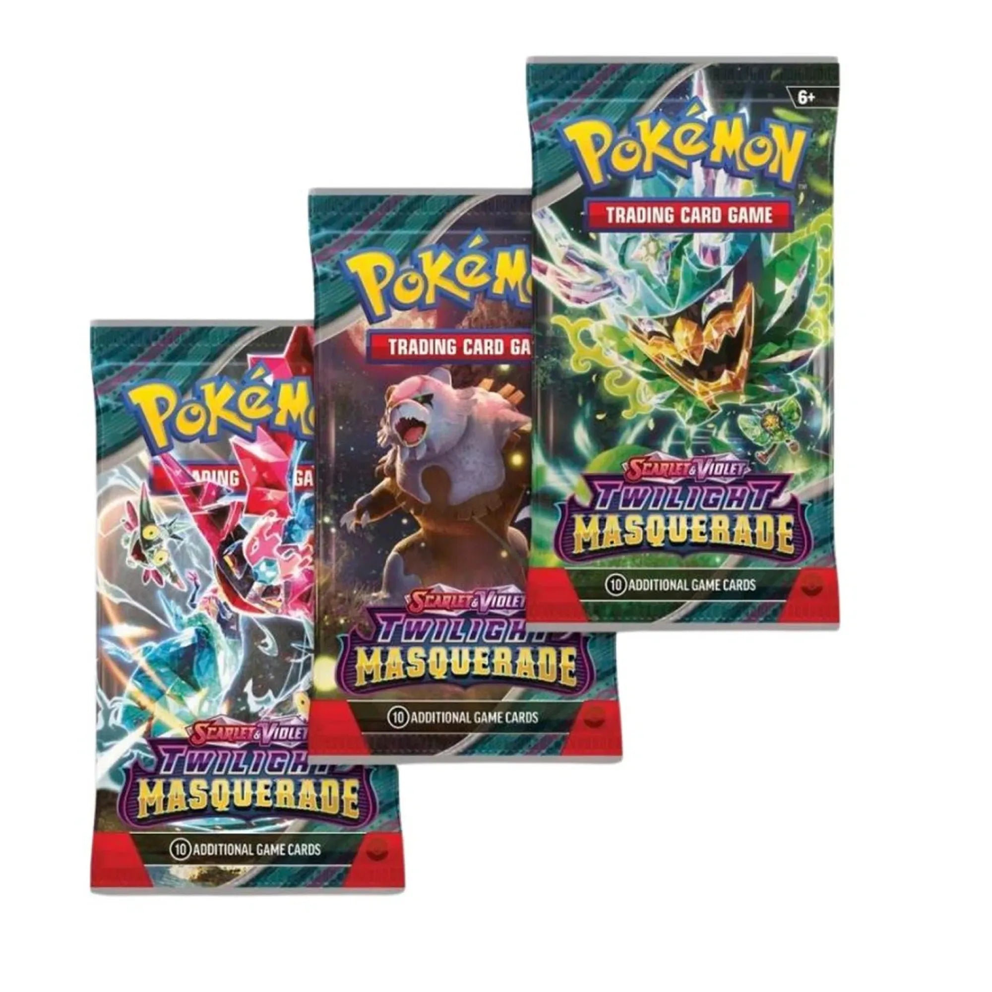 Pokemon TCG Twilight Masquerade 3 Pack Blister