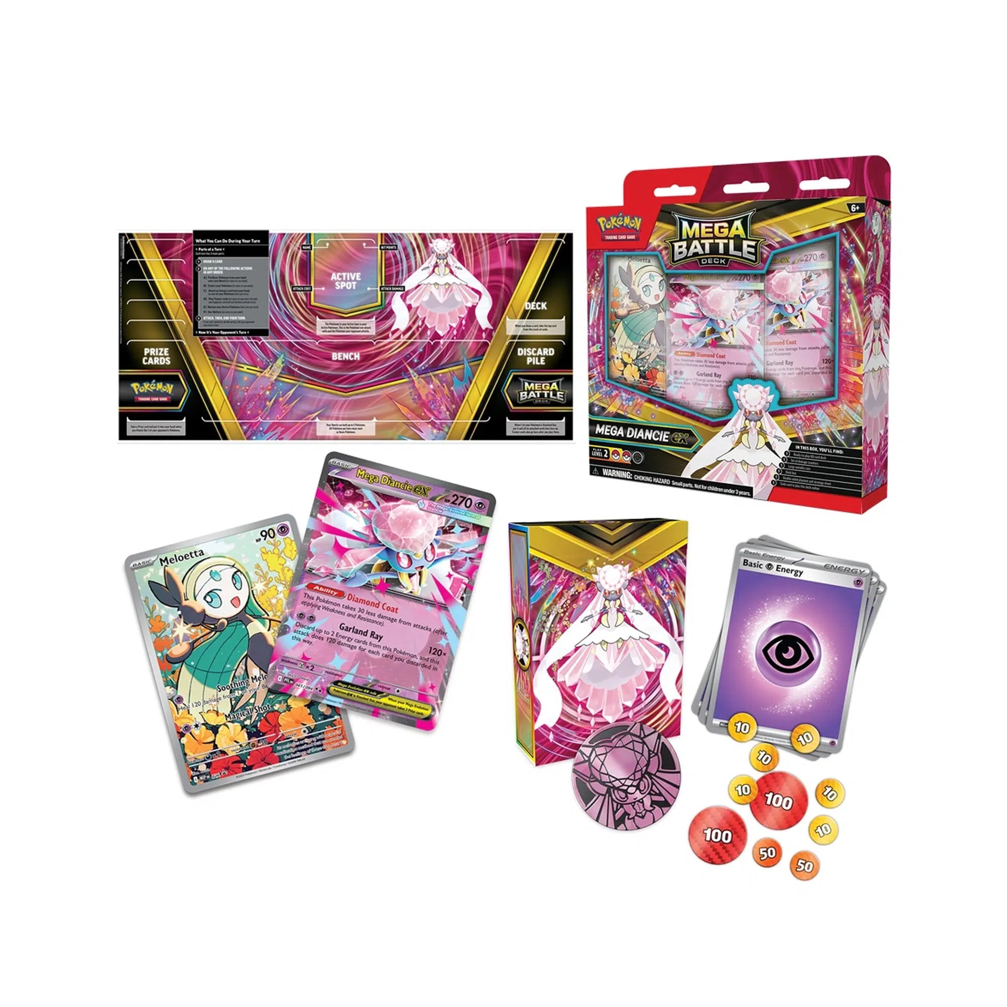Pokemon TCG Mega Diancie Battle Deck Original