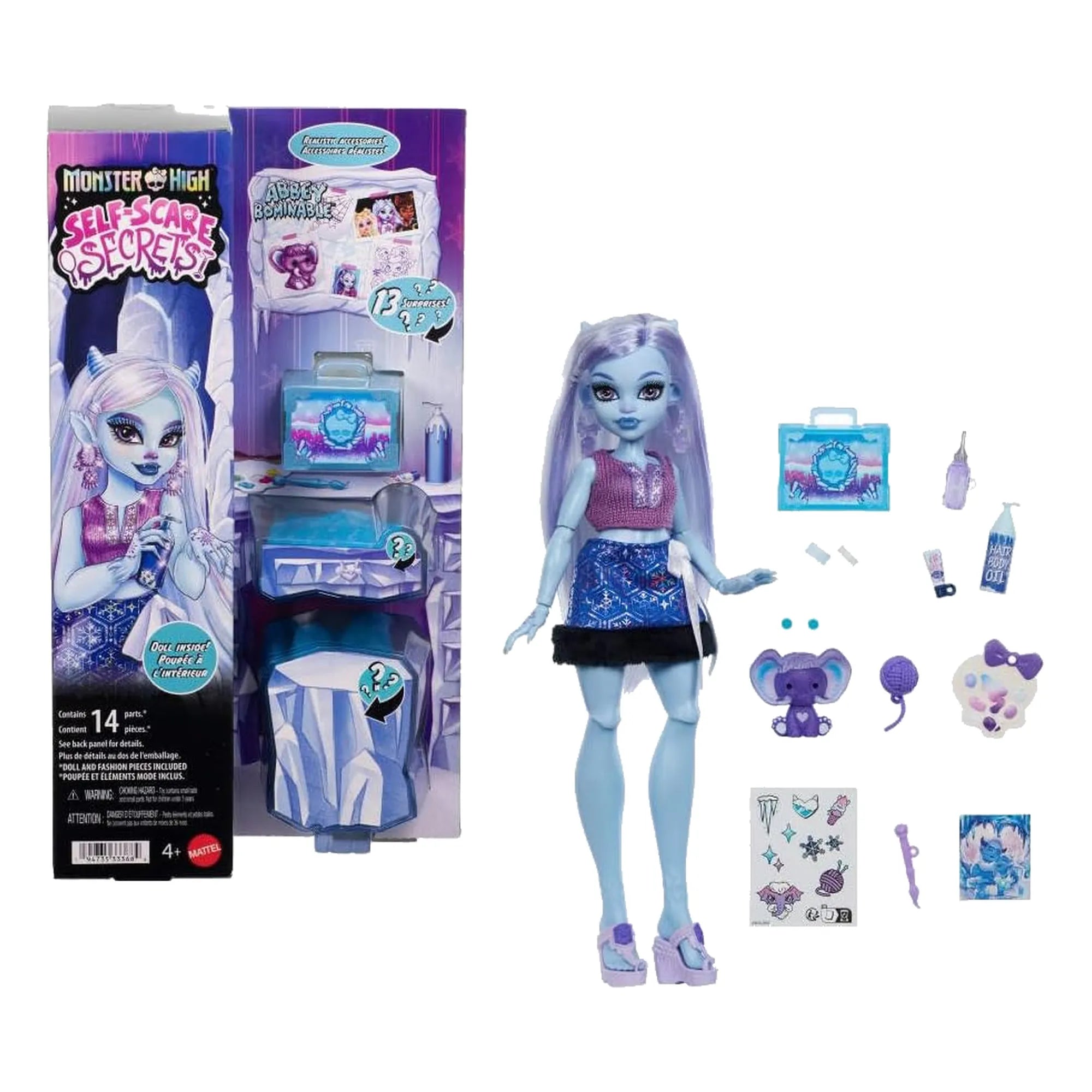 Muñeca Monster High Abbey Bominable Self-Scare Secrets