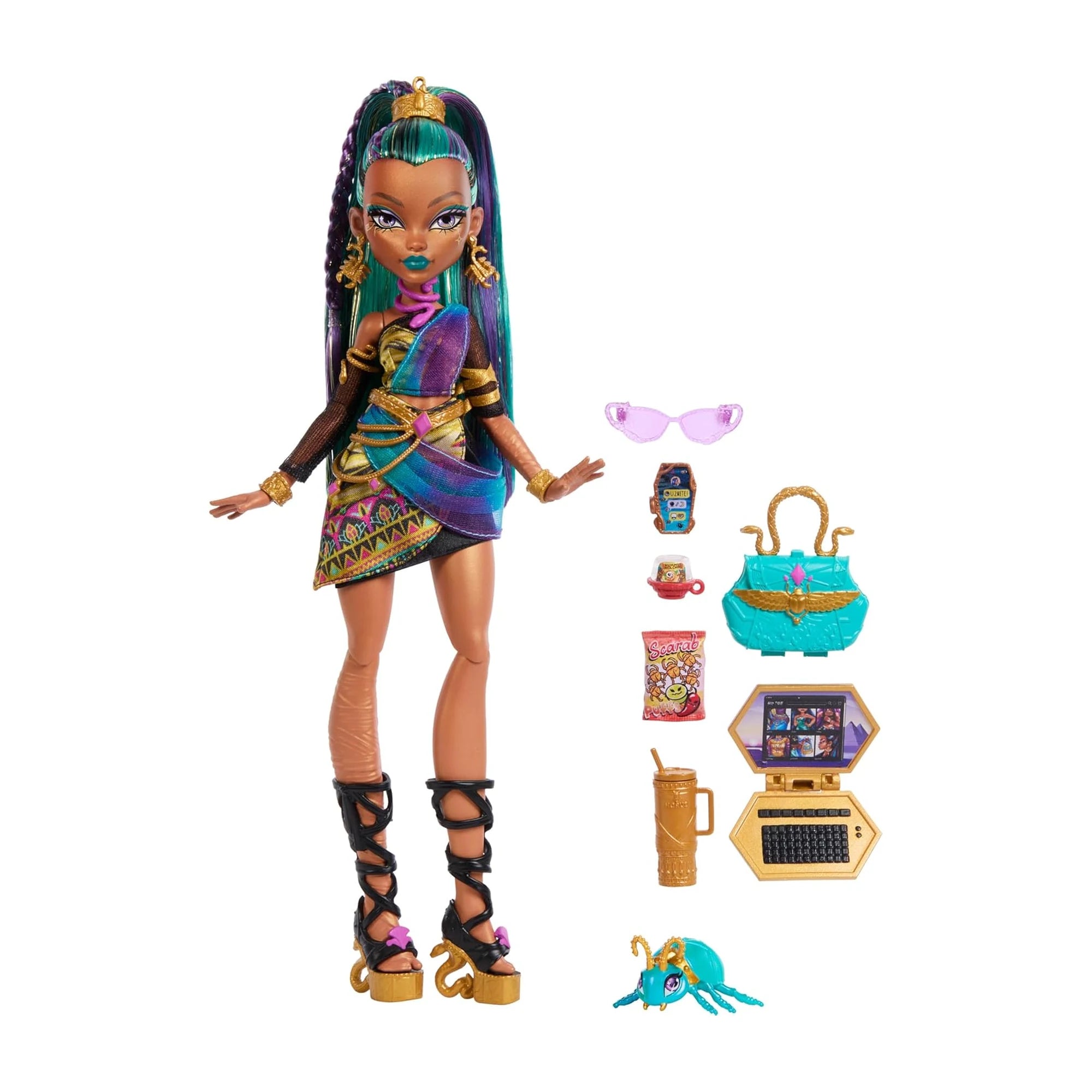 Muñeca Monster High Nefera De Nile Royal Mummy