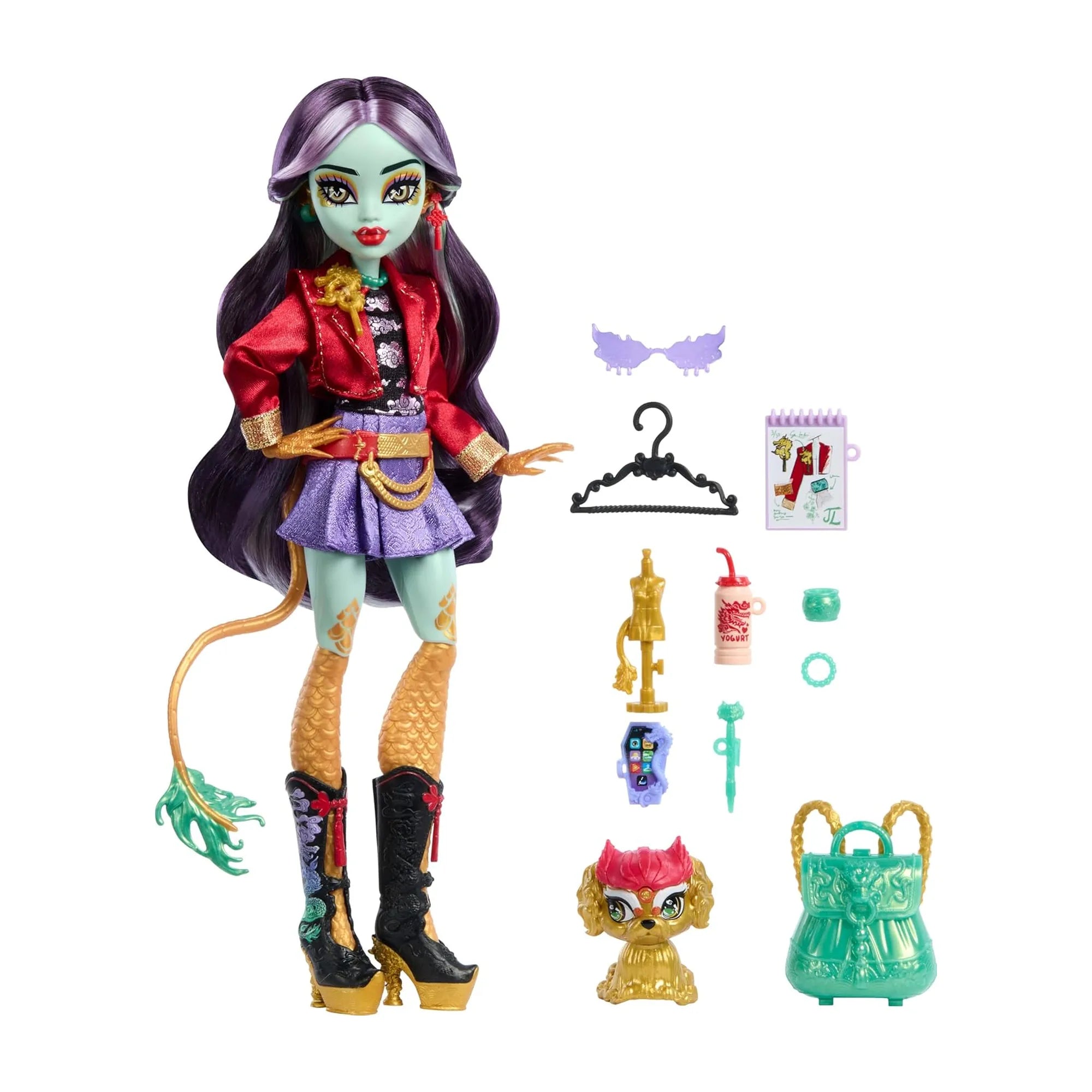 Muñeca Monster High Jinafire Long con Cloudy
