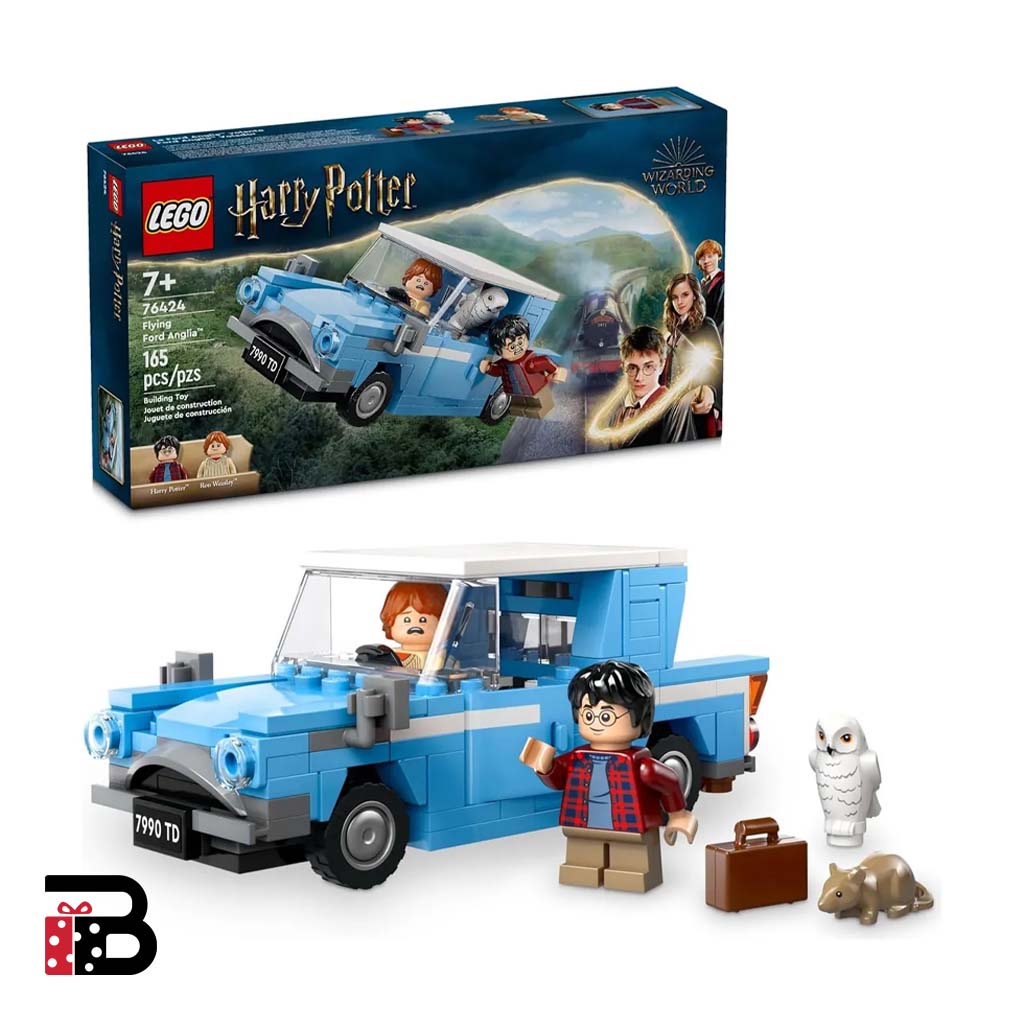 LEGO Harry Potter Ford Flying Anglia - Armado paso a paso del set 76424 con 165 piezas

