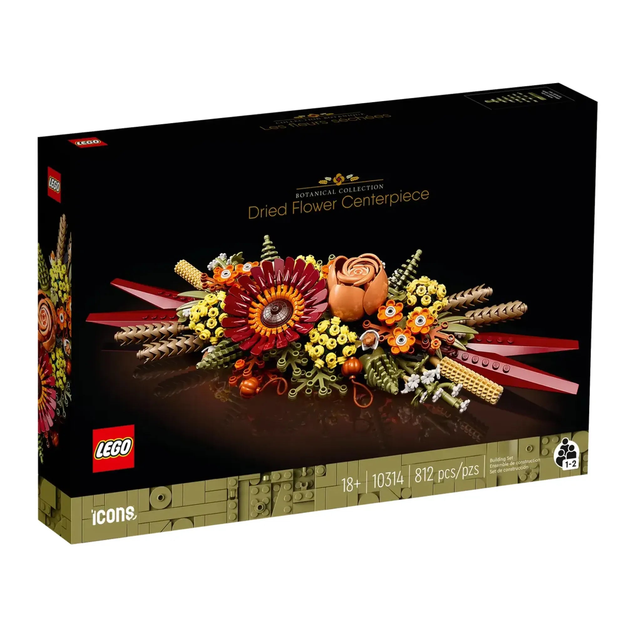 LEGO Botanical Dried Flower Centerpiece 10314 Caja