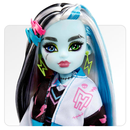 "Muñeca Monster High Frankie Stein  original. Monster High Doll Frankie Stein cover image."
