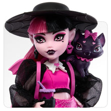 Muñeca Monster High Draculaura Mattel Original - Main image with Count Fabulous and accessories - Doll collectible figure
