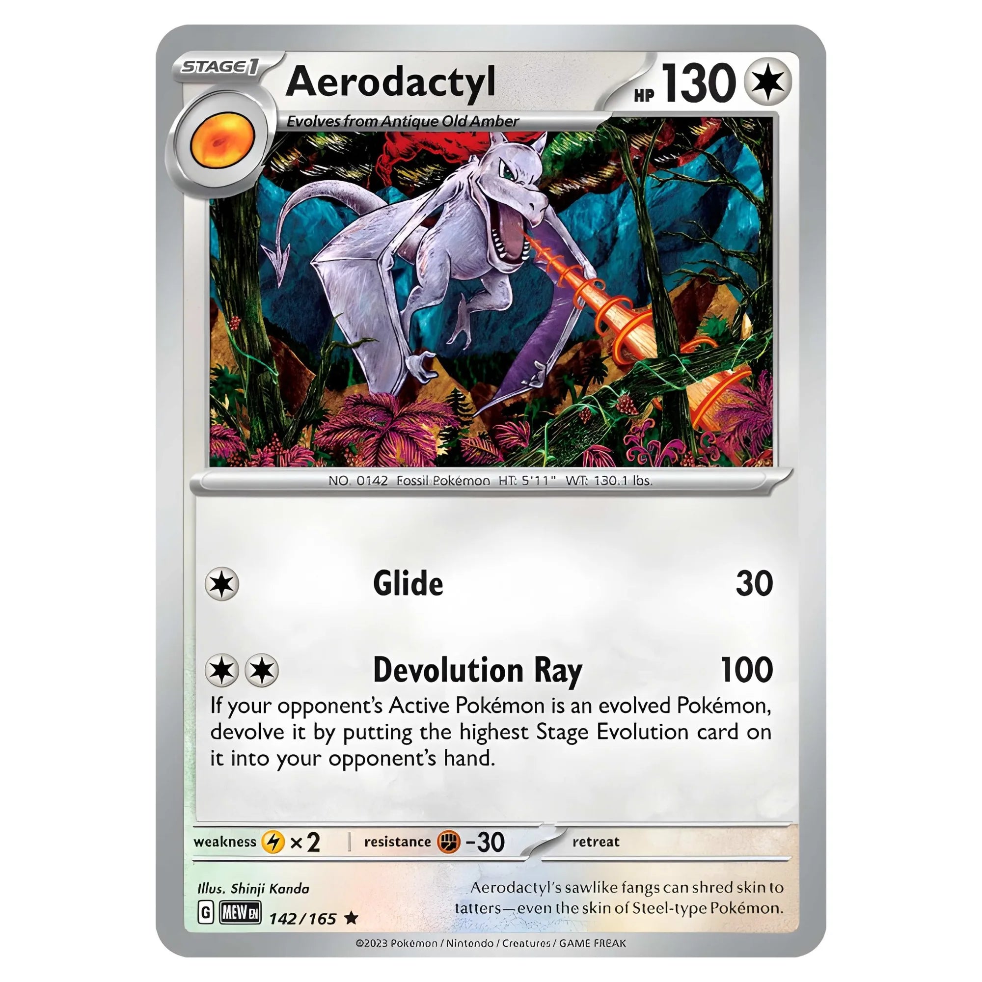 pokemon-tcg-aerodactyl-142-165-ingles-hakoo-box-carta-frente.webp
