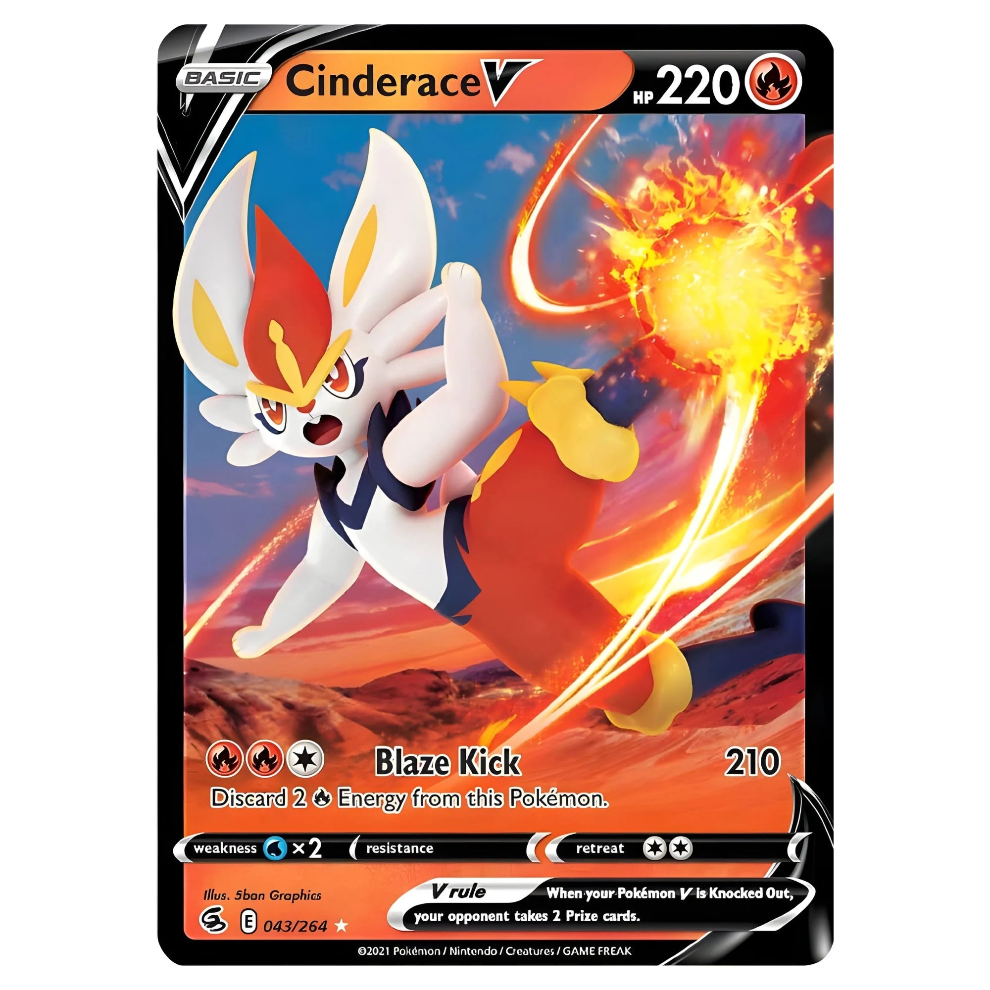 pokemon-tcg-cinderace-v-043-264-ingles-hakoo-box-carta-frente.webp