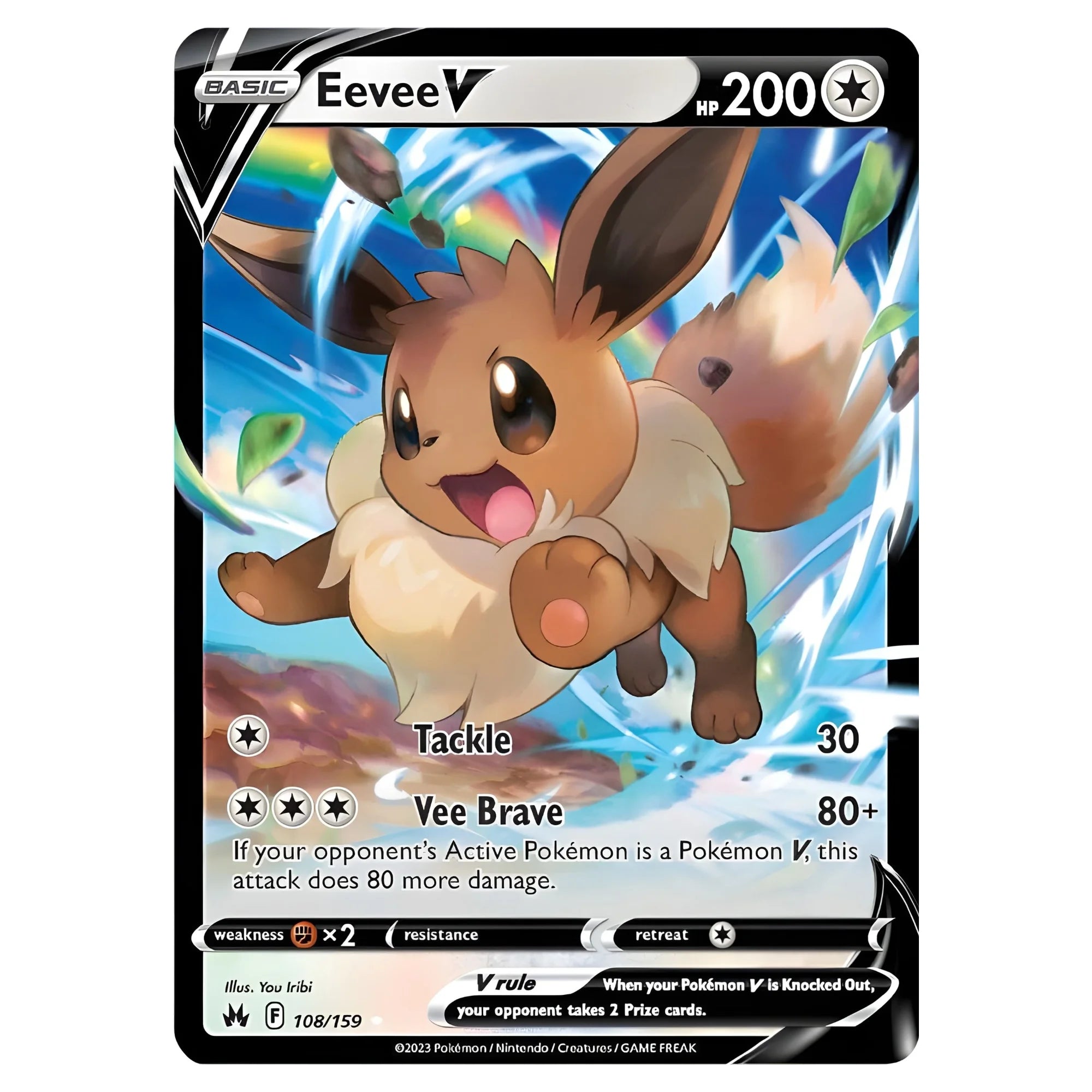 pokemon-tcg-eevee-v-108-159-ingles-hakoo-box-carta-frente.webp
