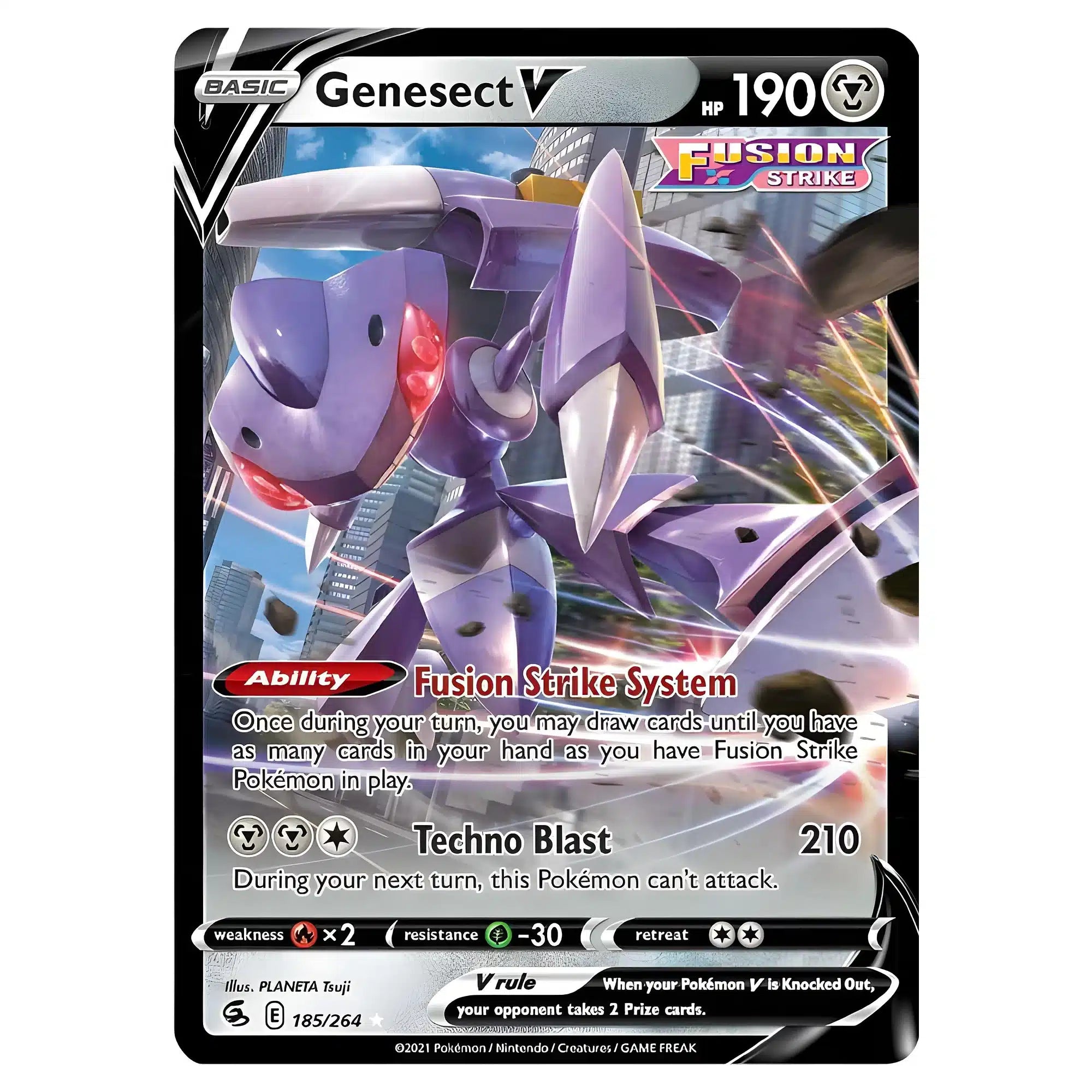 pokemon-tcg-genesect-v-185-264-ingles-hakoo-box-carta-frente.webp