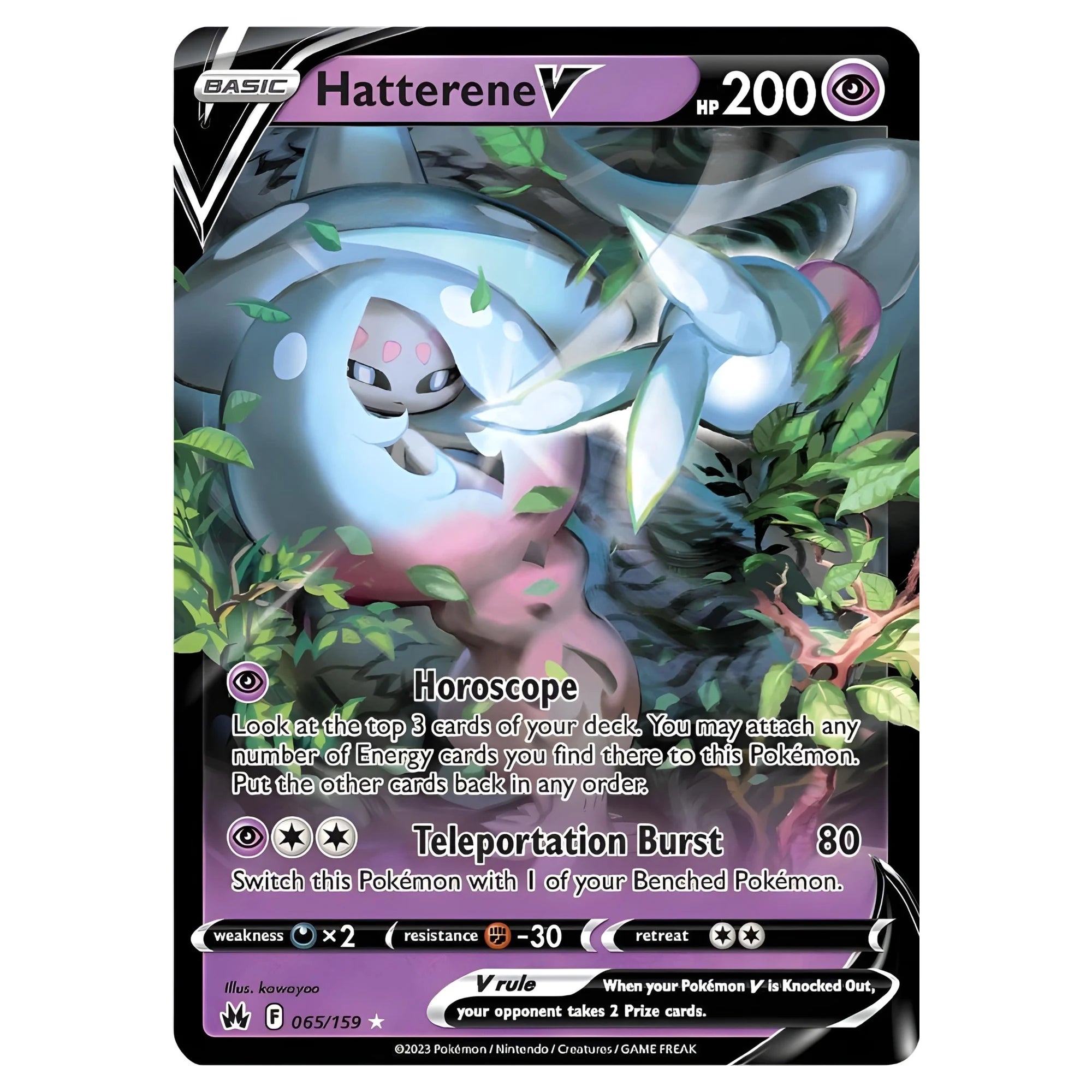pokemon-tcg-hatterene-v-065-159-ingles-hakoo-box-carta-frente.webp
