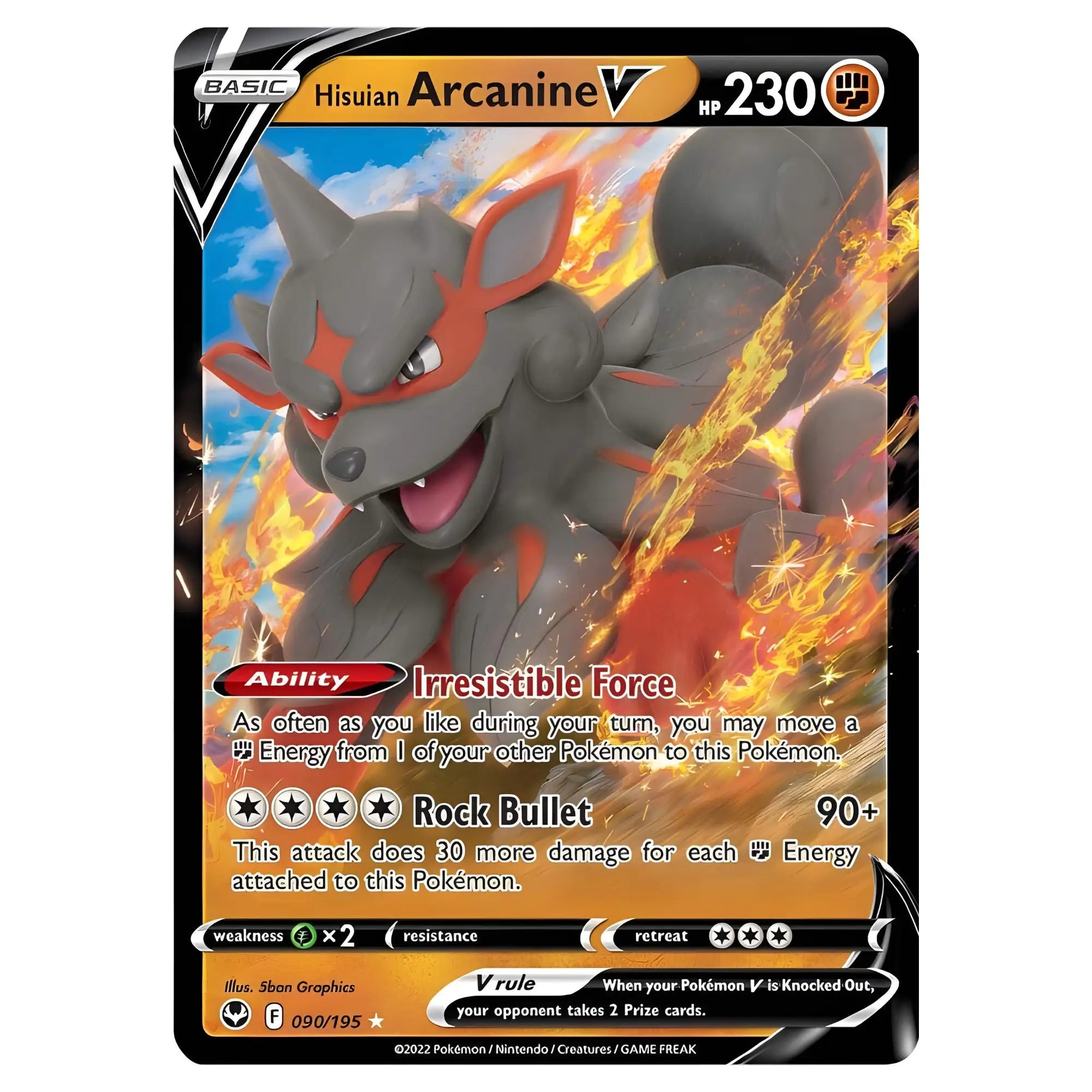pokemon-tcg-hisuian-arcanine-v-090-195-ingles-hakoo-box-carta-frente.webp