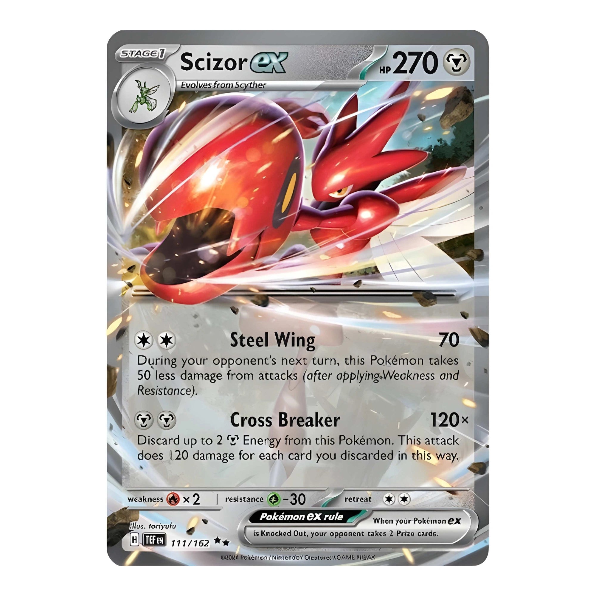 pokemon-tcg-scizor-ex-111-162-ingles-hakoo-box-carta-frente.webp