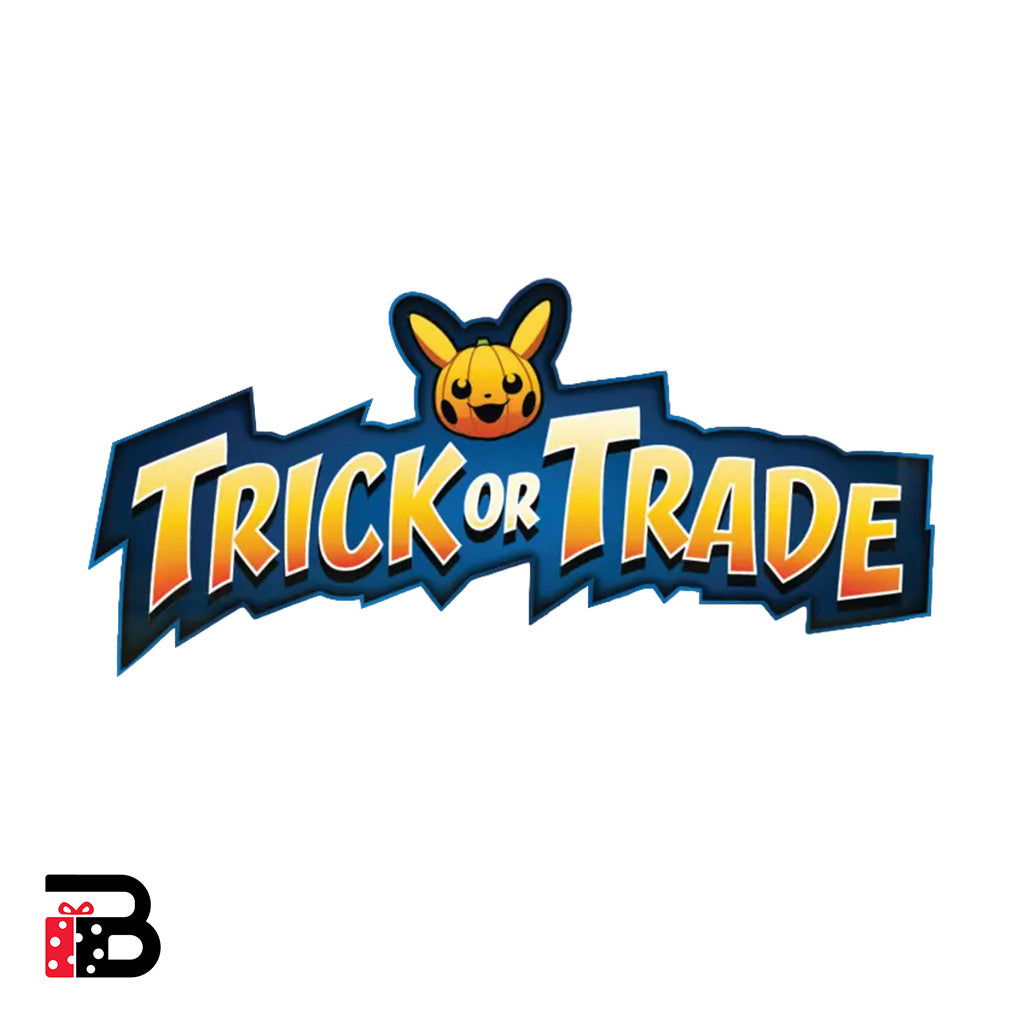 Pokémon TCG Trick Or Trade Booster Pack - Main image with 3 Halloween cards

